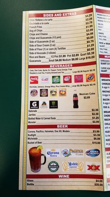 Menu photo 3 Si Como No Eastvale, CA