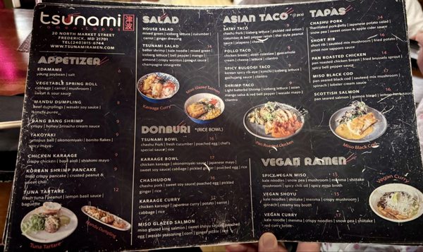 Menu photo 2 Tsunami Frederick, MD