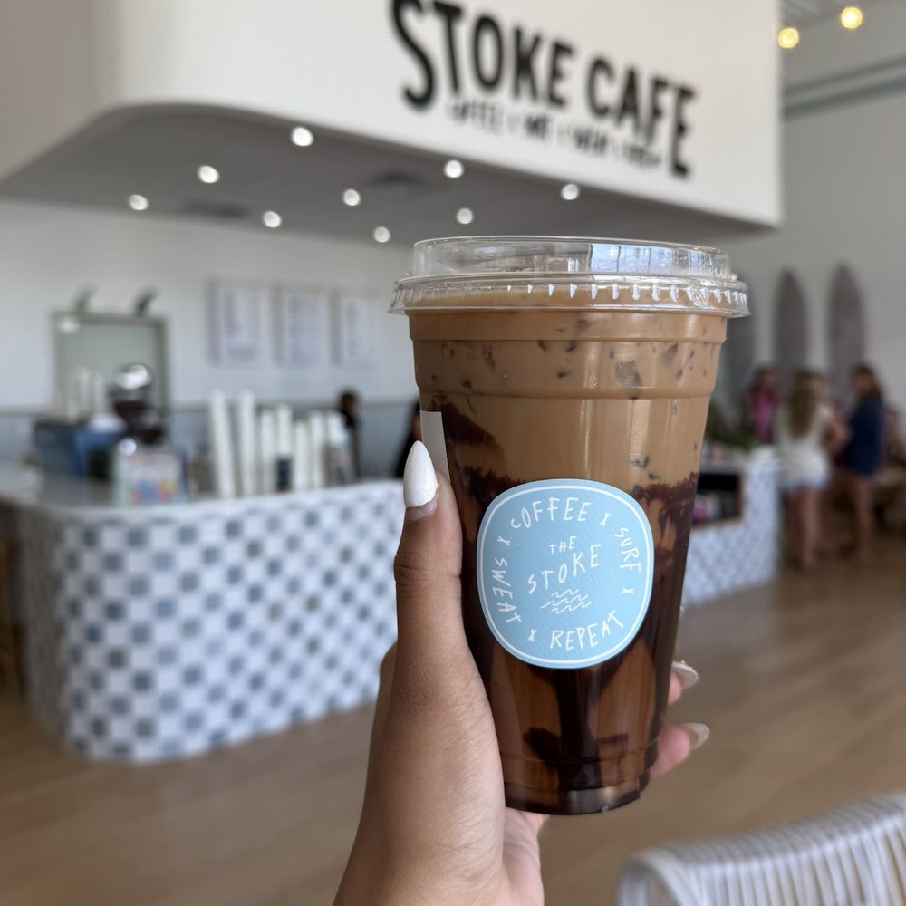 The Stoke - signature iced latte, The Stoked - Cafes Near Me - Ocean City, Maryland The Stoke - signature iced latte, The Stoked - Cafes Near Me - Ocean City, Maryland