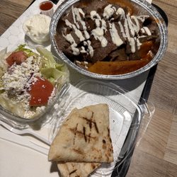 Gyros Dinner Plate - Size Large
