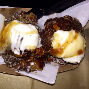 Grill 'Em All - That is bacon maple with bread pudding! Yass! - Burgers Near Me - Long Beach, California