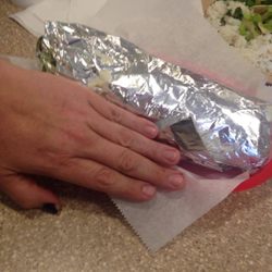 Chavas Mexican Grill - Lagre burrito from Chavas Mexican Grill. Bigger than my hand. Took it home. Still eating on it. Best burrito I have ever had.