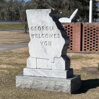 Georgia Visitor's Center - Welcome sign - Travel Services Near Me - Lake Park, Georgia Georgia Visitor's Center - Welcome sign - Travel Services Near Me - Lake Park, Georgia