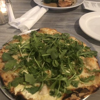 Capriccis True Italian - Made my own pizza. Arugula (a lot), shrimp and white sauce - Italian Near Me - Waxhaw, North Carolina Capriccis True Italian - Made my own pizza. Arugula (a lot), shrimp and white sauce - Italian Near Me - Waxhaw, North Carolina