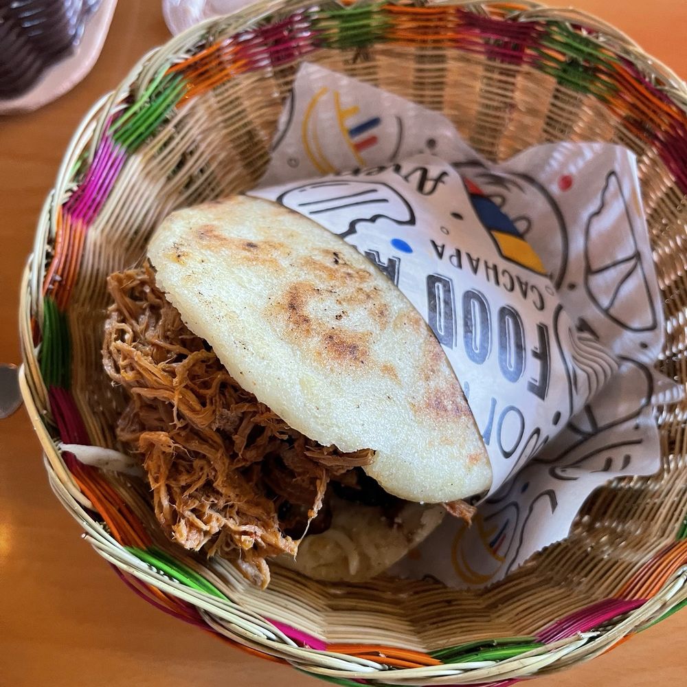 Arempa's  - Midvale - Arepa pork with black beans - Venezuelan Near Me - Midvale, Utah