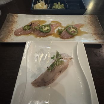 Sushi Bang Bang - Today's chef special and yellowtail w/jalapeño sashimi - Japanese Near Me - Austin, Texas Sushi Bang Bang - Today's chef special and yellowtail w/jalapeño sashimi - Japanese Near Me - Austin, Texas
