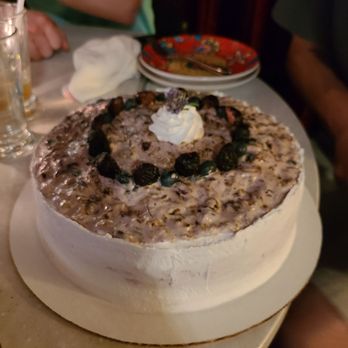 Flower Kitchen - a blueberry cake with whipped cream on top - Custom Cakes Near Me - Erie, Pennsylvania