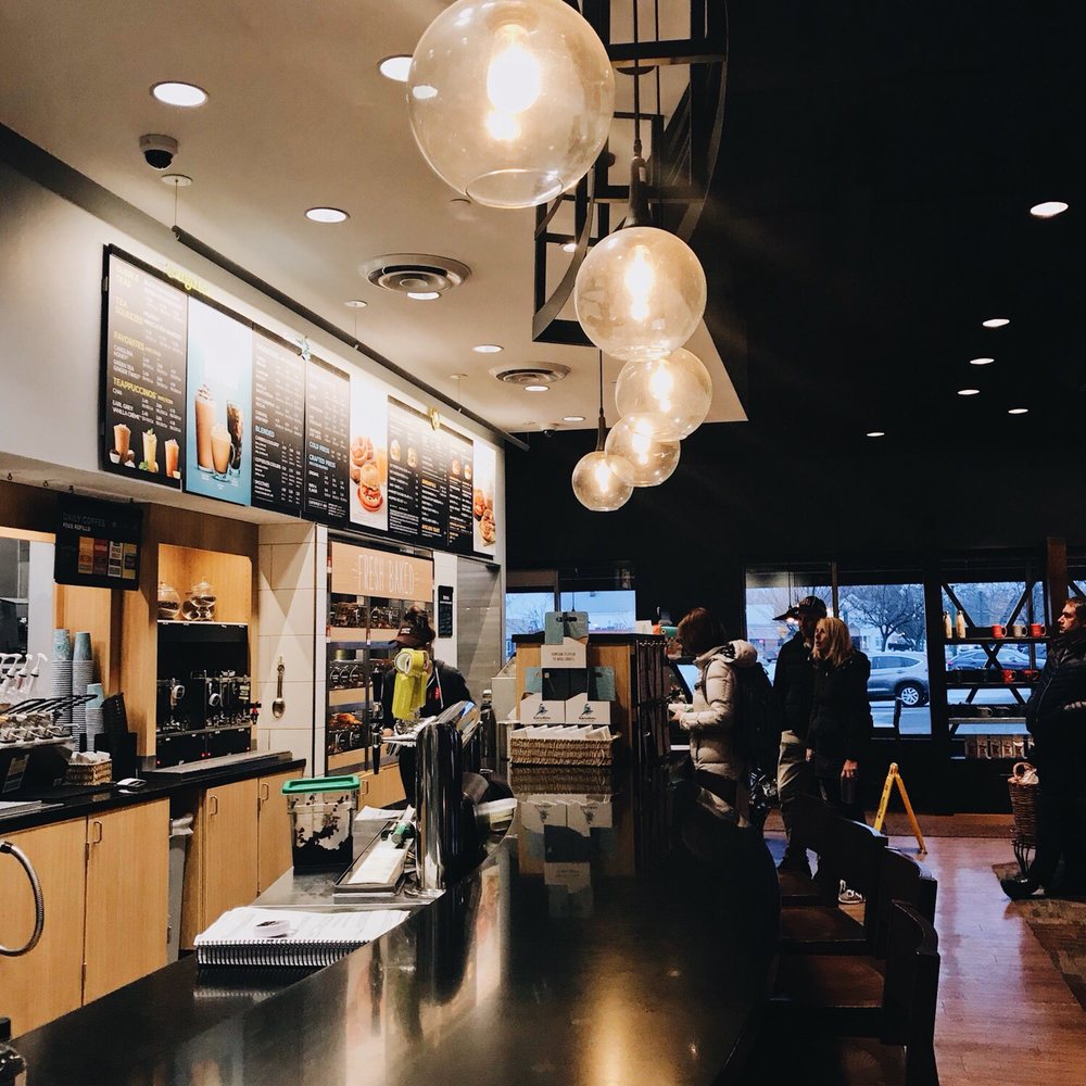 Caribou Coffee - the interior of a coffee shop - Coffee & Tea Near Me - White Bear Lake, Minnesota