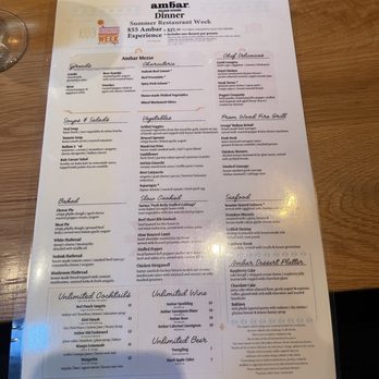 AMBAR Restaurant, Capitol Hill - Menu (9/5/23) - Modern European Near Me - Washington, DC, District of Columbia