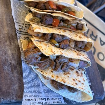 Restoration Kitchen & Cocktails - Steak and shrimp quesadillas - New American Near Me - Lindenhurst, New York Restoration Kitchen & Cocktails - Steak and shrimp quesadillas - New American Near Me - Lindenhurst, New York