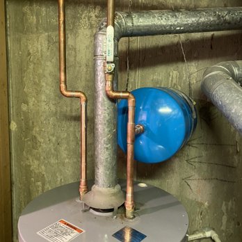 Matthew Bryman's Plumbing - New expansion tank and repipe on water heater. - Plumbing Near Me