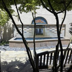 French Hospital Medical Center - The healing garden outside the window