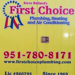 First Choice Plumbing Heating & Air Conditioning - Welcome Back To Good Old-Fashioned Customer Service!!