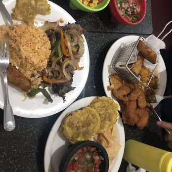 El Biscochito - Pico de Gallo & chips. 1. Tostones, yellow rice,bistec encebollado, corn salad. 2. Breaded Chicken, yellow rice, maduros, pico de Gallo. - Bakeries Near Me - Bronx, New York El Biscochito - Pico de Gallo & chips. 1. Tostones, yellow rice,bistec encebollado, corn salad. 2. Breaded Chicken, yellow rice, maduros, pico de Gallo. - Bakeries Near Me - Bronx, New York
