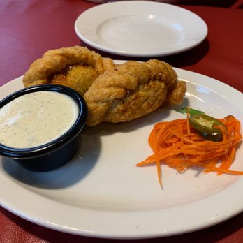 Maddie's Place - Braised Ribeye and Blue Cheese Pies with Jalapeño Ranch.   Soooo Good! - Cajun/Creole Near Me - Little Rock, Arkansas