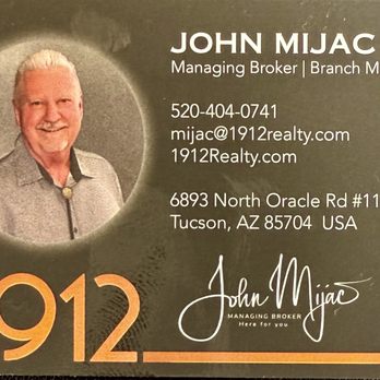 John Mijac - 1912 Realty - Business card - Real Estate Agents Near Me - Scottsdale, Arizona John Mijac - 1912 Realty - Business card - Real Estate Agents Near Me - Scottsdale, Arizona