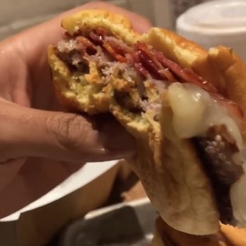 Shake Shack Burbank - The hot ones burger! You see the cheese - Fast Food Near Me - Burbank, California Shake Shack Burbank - The hot ones burger! You see the cheese - Fast Food Near Me - Burbank, California