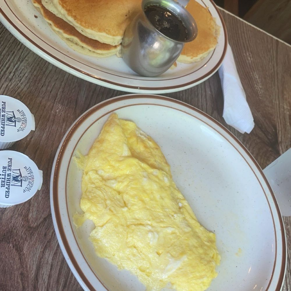 Pancakes and Scrambled eggs Pancakes and Scrambled eggs