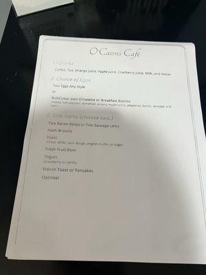 Menu photo 3 O'Cairns Bistro Lompoc, CA