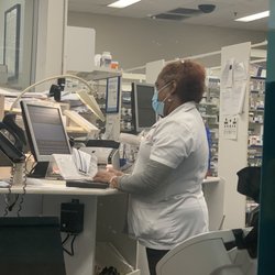 Walgreens - Lady on the phone the entire time.
