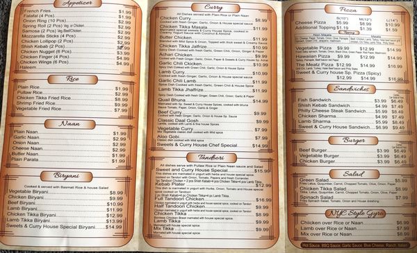 Menu photo 8 Sweets & Curry House Philadelphia, PA Menu photo 8 Sweets & Curry House Philadelphia, PA