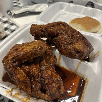 Slappy's Chicken - Half chicken dipped - Chicken Shop Near Me - Winston-Salem, North Carolina Slappy's Chicken - Half chicken dipped - Chicken Shop Near Me - Winston-Salem, North Carolina