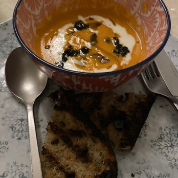 La Strega - Pink pumpkin soup - Italian Near Me - Las Vegas, Nevada