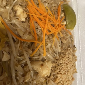 Thai Bangkok - Chicken pad Thai. A little extra sauce with a little extra heat. They nailed it. - Thai Near Me - Brown Deer, Wisconsin Thai Bangkok - Chicken pad Thai. A little extra sauce with a little extra heat. They nailed it. - Thai Near Me - Brown Deer, Wisconsin