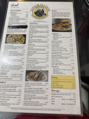 Menu photo 5 Taylor Station Restaurant & Lounge Shelton, WA Menu photo 5 Taylor Station Restaurant & Lounge Shelton, WA