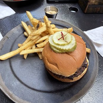 Barlines - Mushroom Swiss burger ( wi the out the cheese). - New American Near Me - Nashville, Tennessee