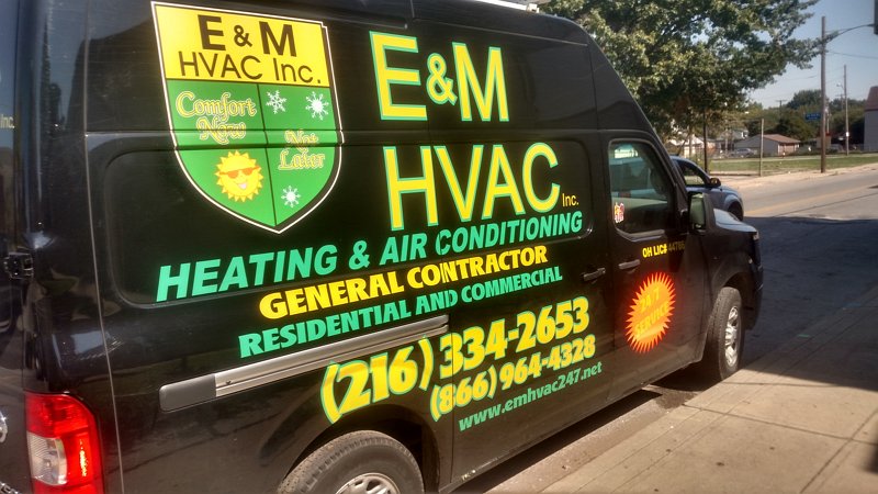 Slide of E & M Hvac
