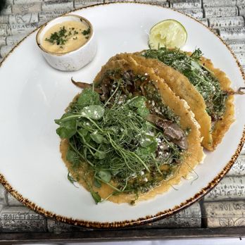 peasants FEAST - Mushroom tacos - American Near Me - Solvang, California peasants FEAST - Mushroom tacos - American Near Me - Solvang, California
