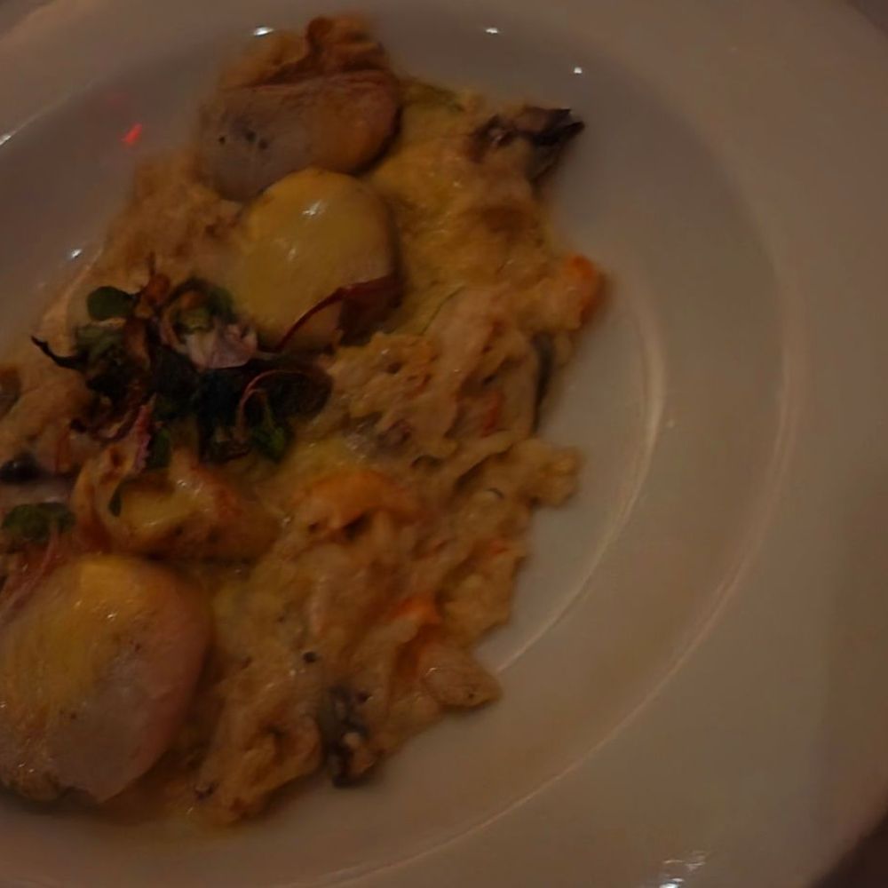 Marais - Scallops and risotto.. very good. - Seafood Near Me - Dickinson, Texas