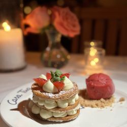 Casa Tua - Millefeuille with Berry Icecream