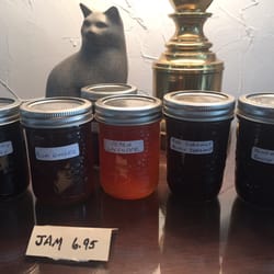 Grove Cottage B & B - Carolyn makes her home-made jam.  I love the plum ginger!  Anyone interested can buy them from her!