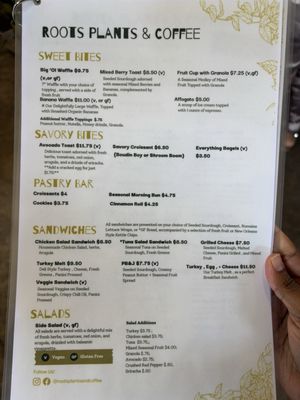 Menu photo 5 Roots Plants & Coffee New Orleans, LA Menu photo 5 Roots Plants & Coffee New Orleans, LA