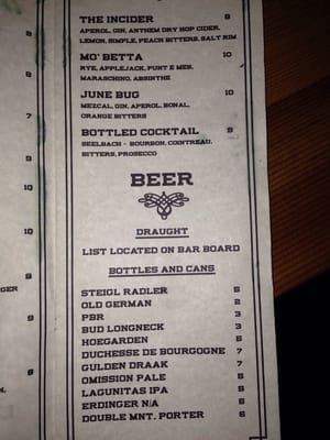 Menu photo 2 The Richmond Bar Portland, OR
