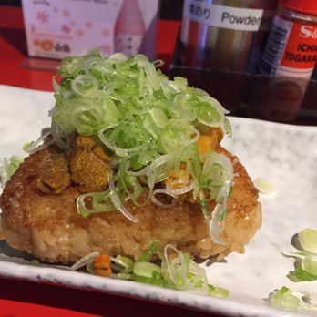 Fugetsu - Sunnyvale - Uni Yakionigiri (Sea Urchin Grilled Rice) for $7.50 - Japanese Near Me - Sunnyvale, California Fugetsu - Sunnyvale - Uni Yakionigiri (Sea Urchin Grilled Rice) for $7.50 - Japanese Near Me - Sunnyvale, California