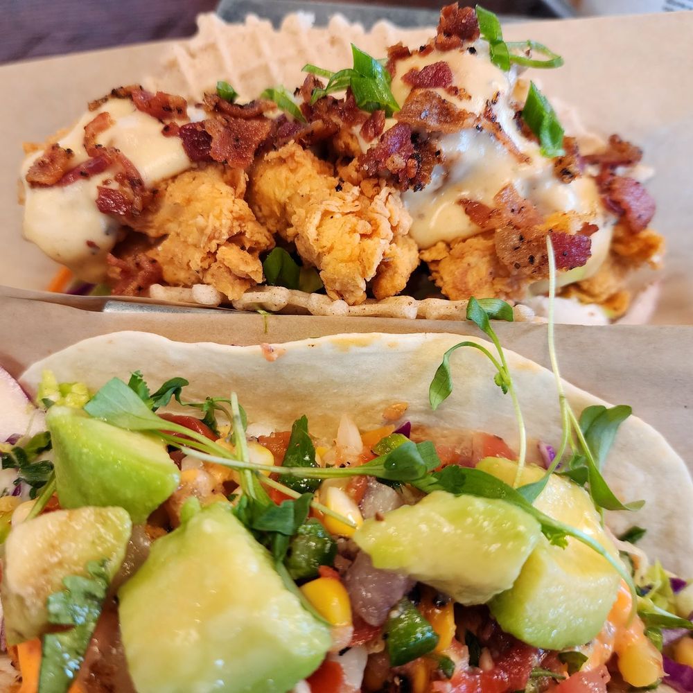 Velvet Taco - Mex-cali Shrimp & Chicken & Waffel tacos - New American Near Me - Round Rock, Texas Velvet Taco - Mex-cali Shrimp & Chicken & Waffel tacos - New American Near Me - Round Rock, Texas
