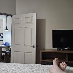 Candlewood Suites Boise-Meridian - View from my side of the bed after a long day of road tripping.
