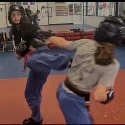 Evolution Martial Arts Sunrise - Student sparring match