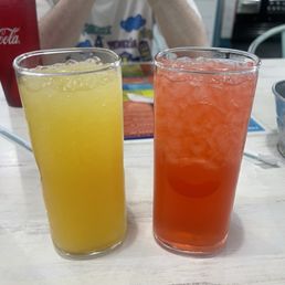 Tropiscle cocktail(left) and Son of a Beach cocktail(right) Tropiscle cocktail(left) and Son of a Beach cocktail(right)