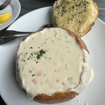 The Fish Hopper - Bread bowl Award Winning Clam Chowder - Seafood Near Me - Monterey, California The Fish Hopper - Bread bowl Award Winning Clam Chowder - Seafood Near Me - Monterey, California