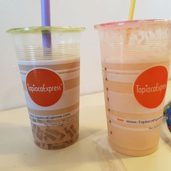 Bon Appetea Cafe - Arcadia - L-R: Large Lychee Jelly Milk Tea ($3.49 prior to tax) & Large Fresh Papaya Milk ($3.75 prior to tax) - Coffee & Tea Near Me - Arcadia, California Bon Appetea Cafe - Arcadia - L-R: Large Lychee Jelly Milk Tea ($3.49 prior to tax) & Large Fresh Papaya Milk ($3.75 prior to tax) - Coffee & Tea Near Me - Arcadia, California