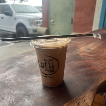 Cafe 86 - nutella iced latte with oatmilk - Desserts Near Me - Milpitas, California Cafe 86 - nutella iced latte with oatmilk - Desserts Near Me - Milpitas, California
