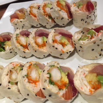 Fire Fish Sushi and More - All in one roll ..no rice - Sushi Bars Near Me - Temecula, California Fire Fish Sushi and More - All in one roll ..no rice - Sushi Bars Near Me - Temecula, California
