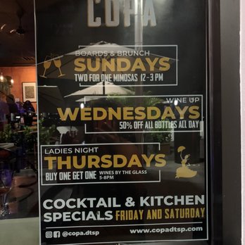 COPA - Outside - Latin American Near Me - St. Petersburg, Florida COPA - Outside - Latin American Near Me - St. Petersburg, Florida