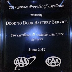 Door to Door Battery Service - AAA Service Provider of Excellence in roadside assistance