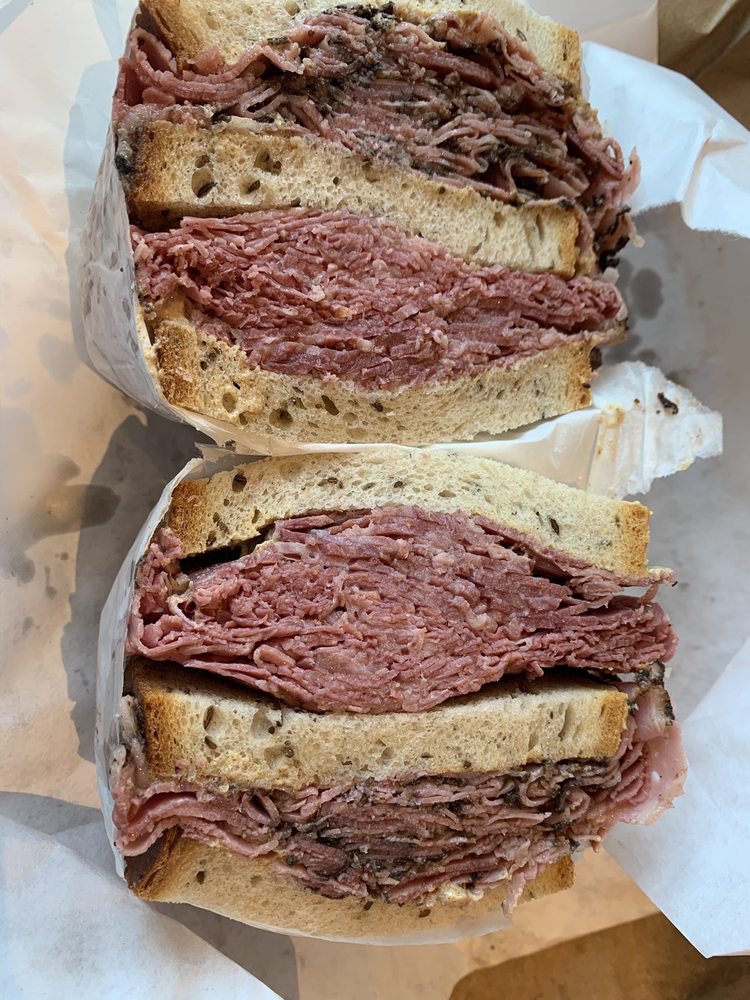 New Jersey Turnpike half corned beef and half pastrami. Yelp