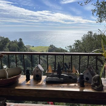 Nepenthe - View from the fabulous gift shop. - New American Near Me - Big Sur, California